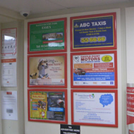 Post Office Adverts for local businesses